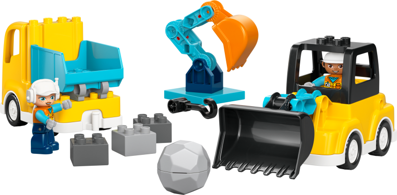 10475 Baufahrzeuge – 3-in-1-Set