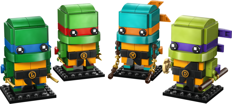 40878 Teenage Mutant Ninja Turtles Figuren
